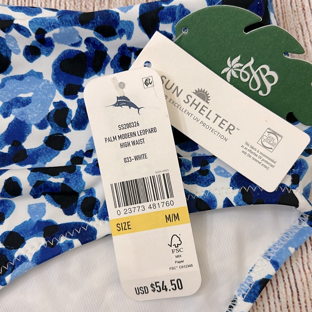 NWT Tommy Bahama Palm Modern Leopard Bikini Bottom - Picture 6 of 6